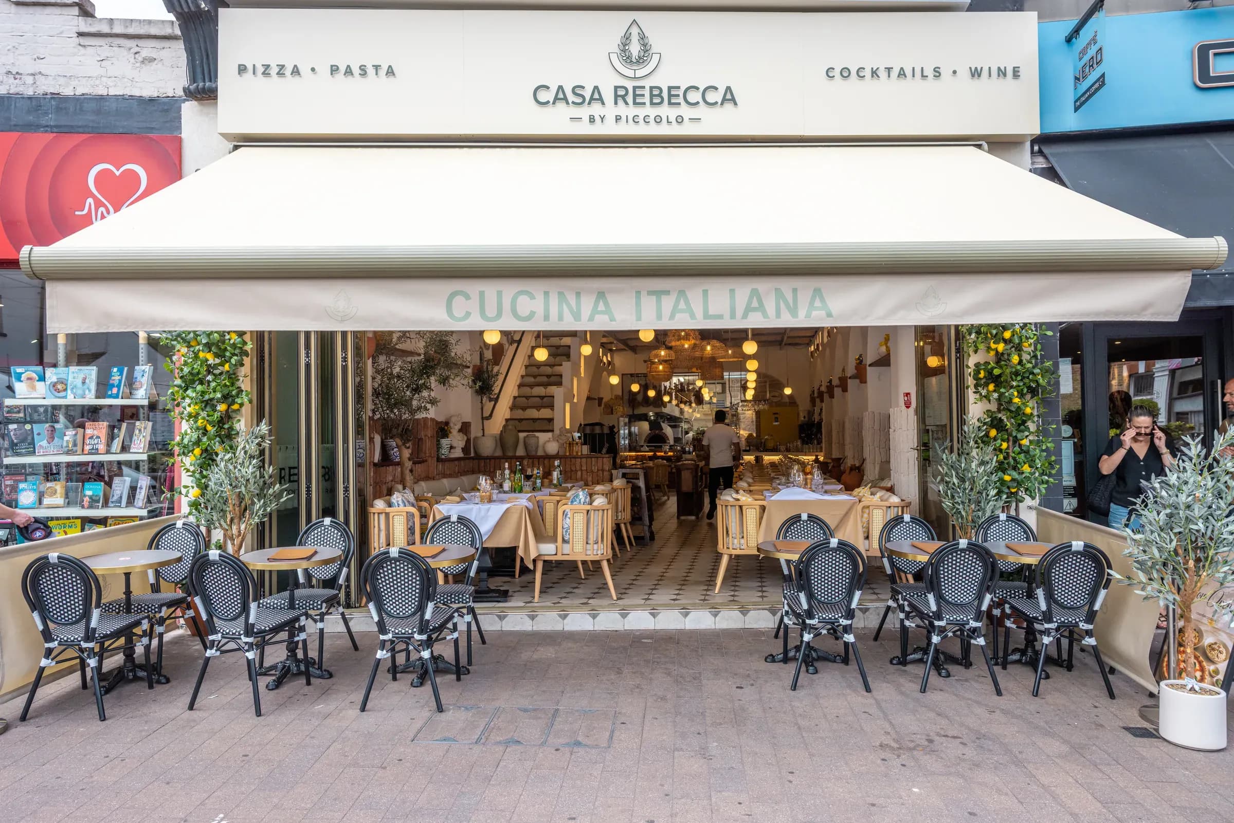 Casa Rebecca storefront on Beckenham High Street